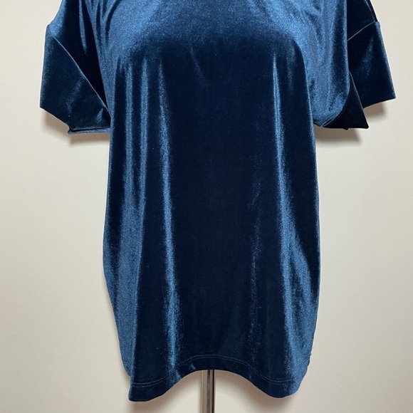 Anthropologie Corey Lynn Calter Velvet Tee - Picture 3 of 6